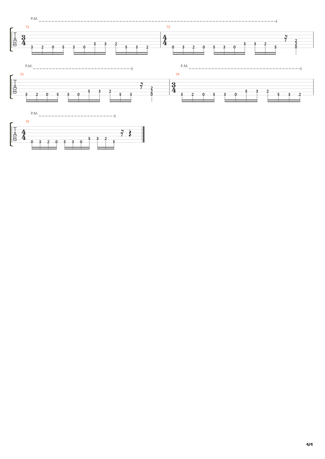 The Needle Lies吉他谱