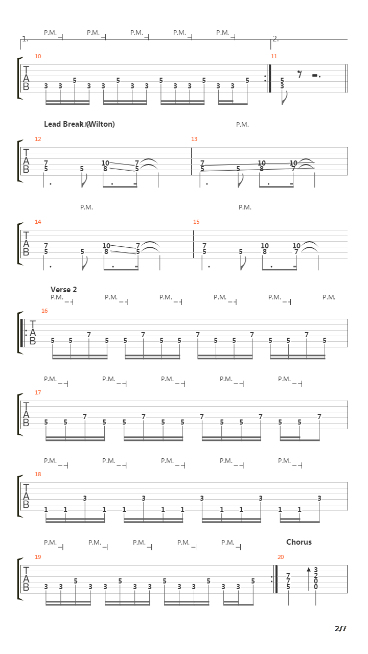 The Needle Lies吉他谱