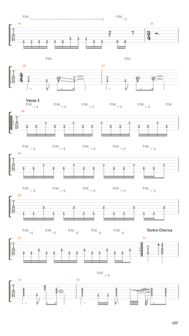 The Needle Lies吉他谱