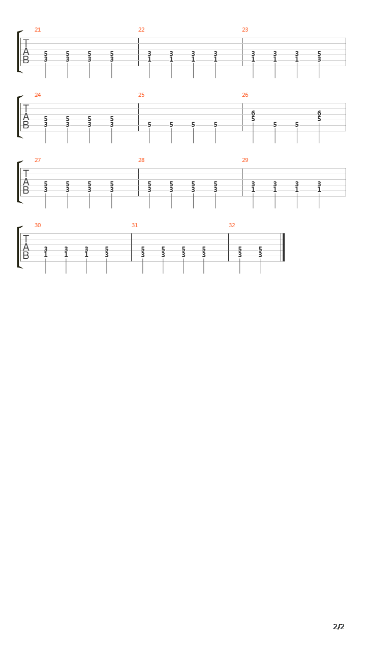 Empty Man吉他谱