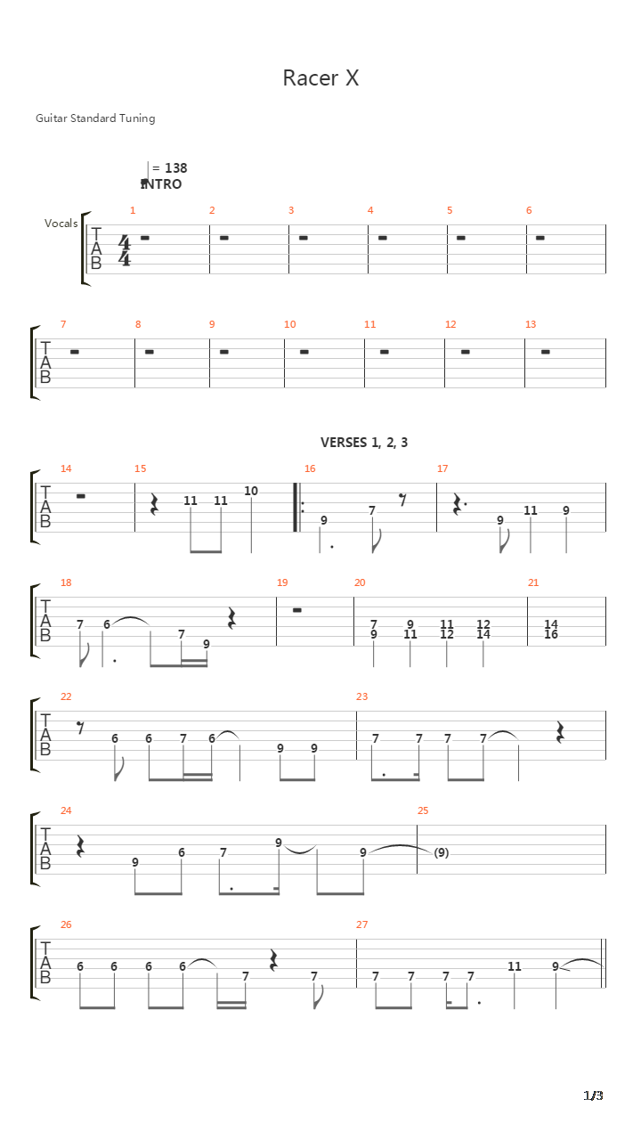 Loud And Clear吉他谱