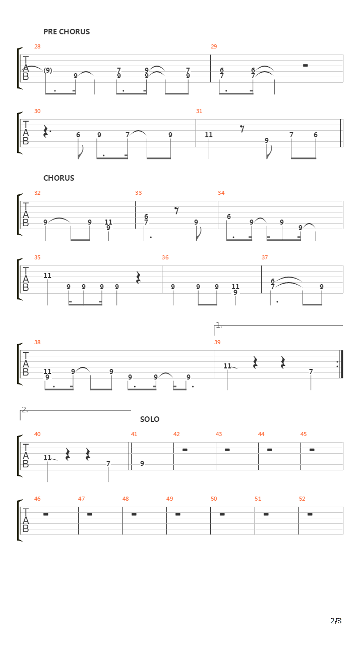 Loud And Clear吉他谱