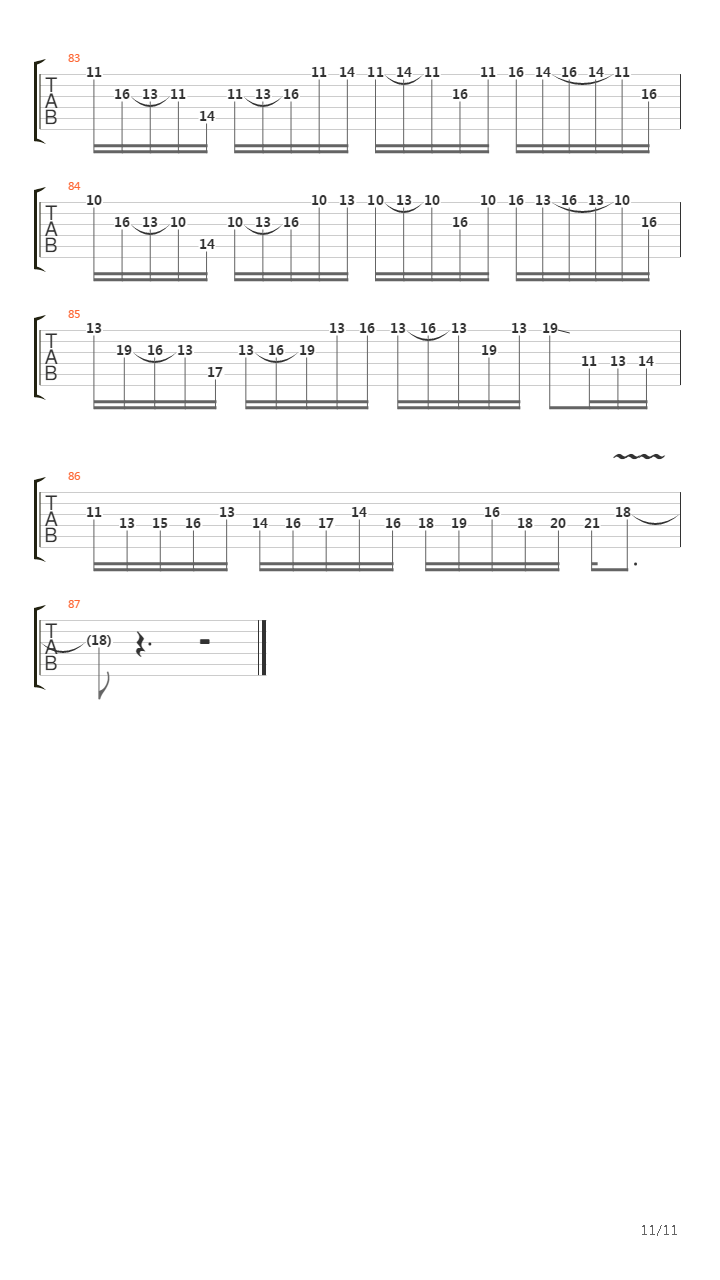 Scarified吉他谱