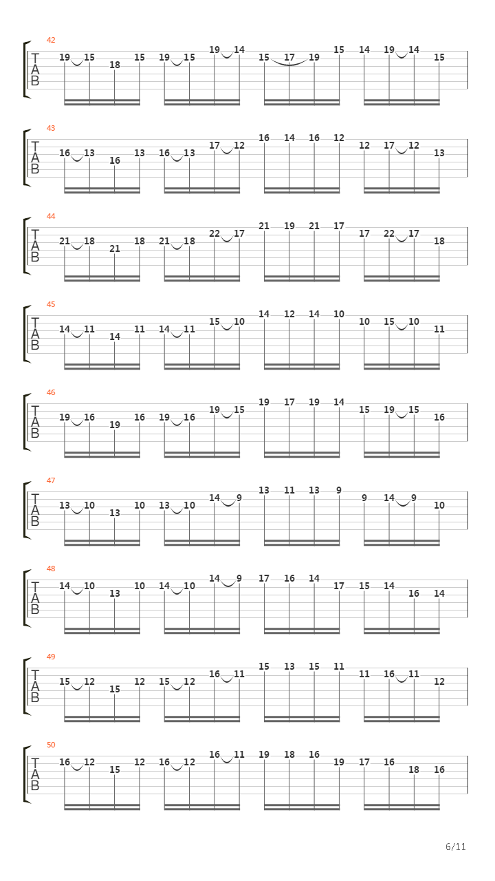 Scarified吉他谱