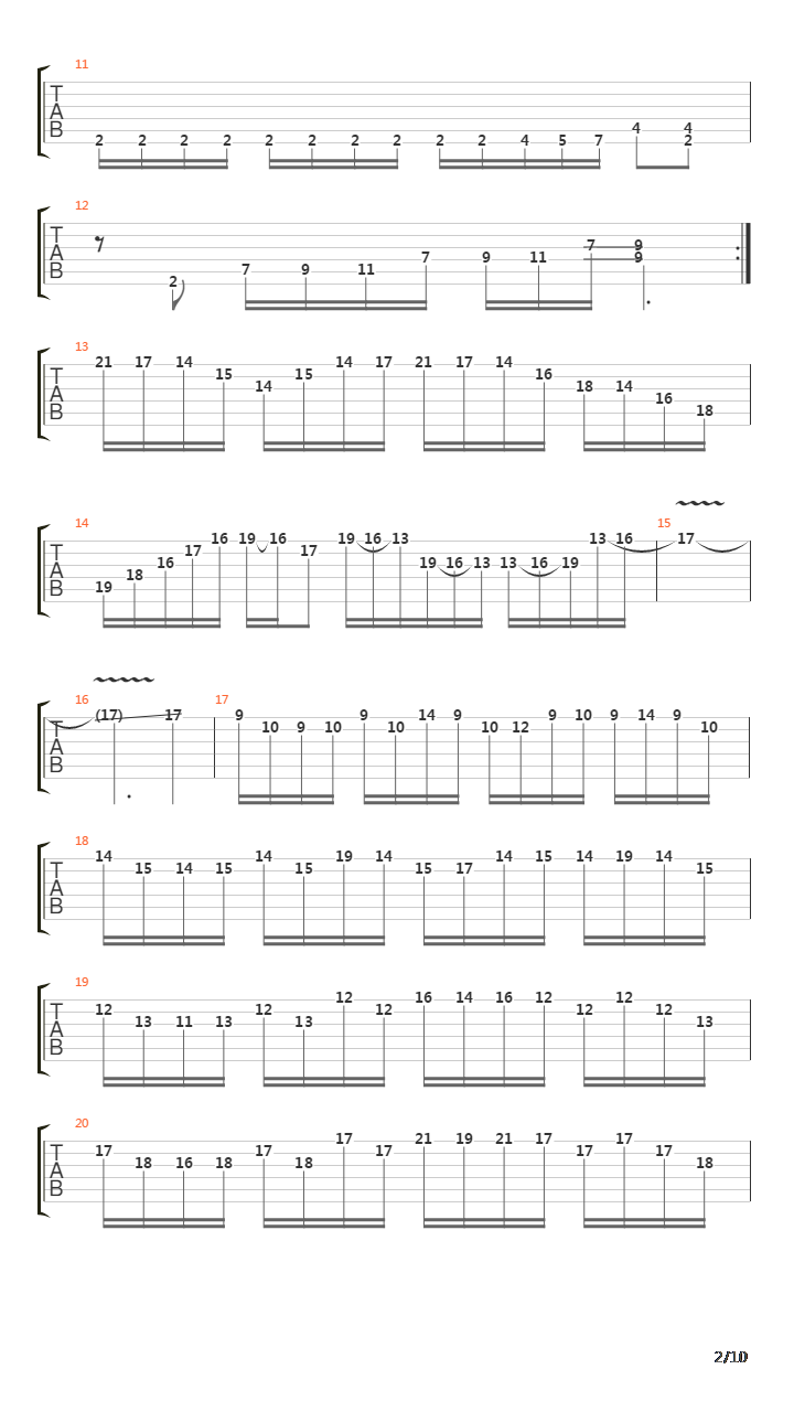 Scarified吉他谱