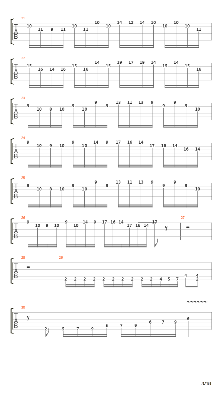 Scarified吉他谱