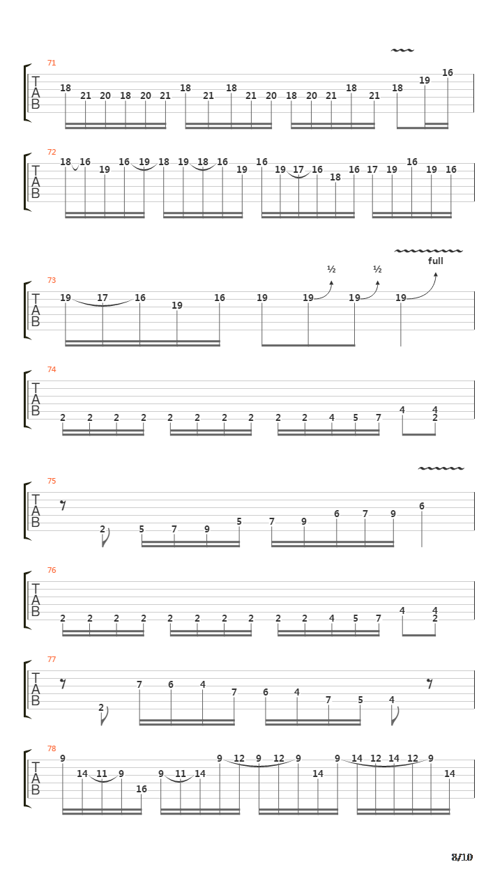 Scarified吉他谱