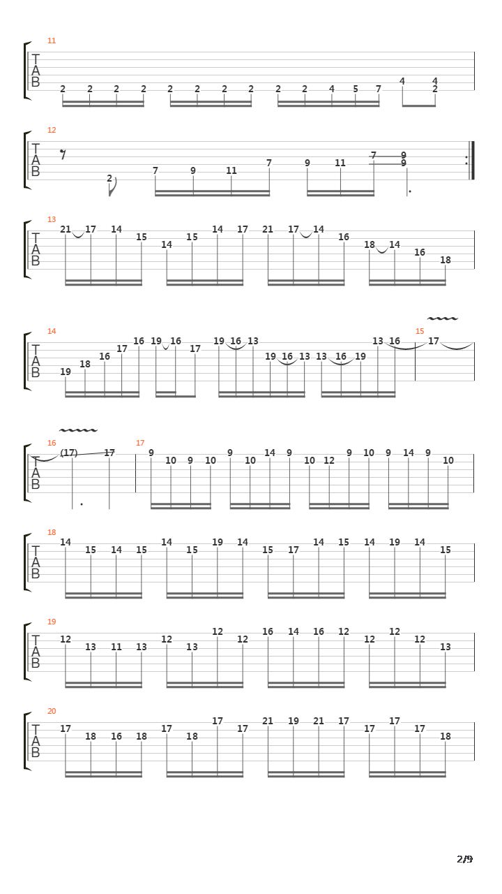 Scarified吉他谱