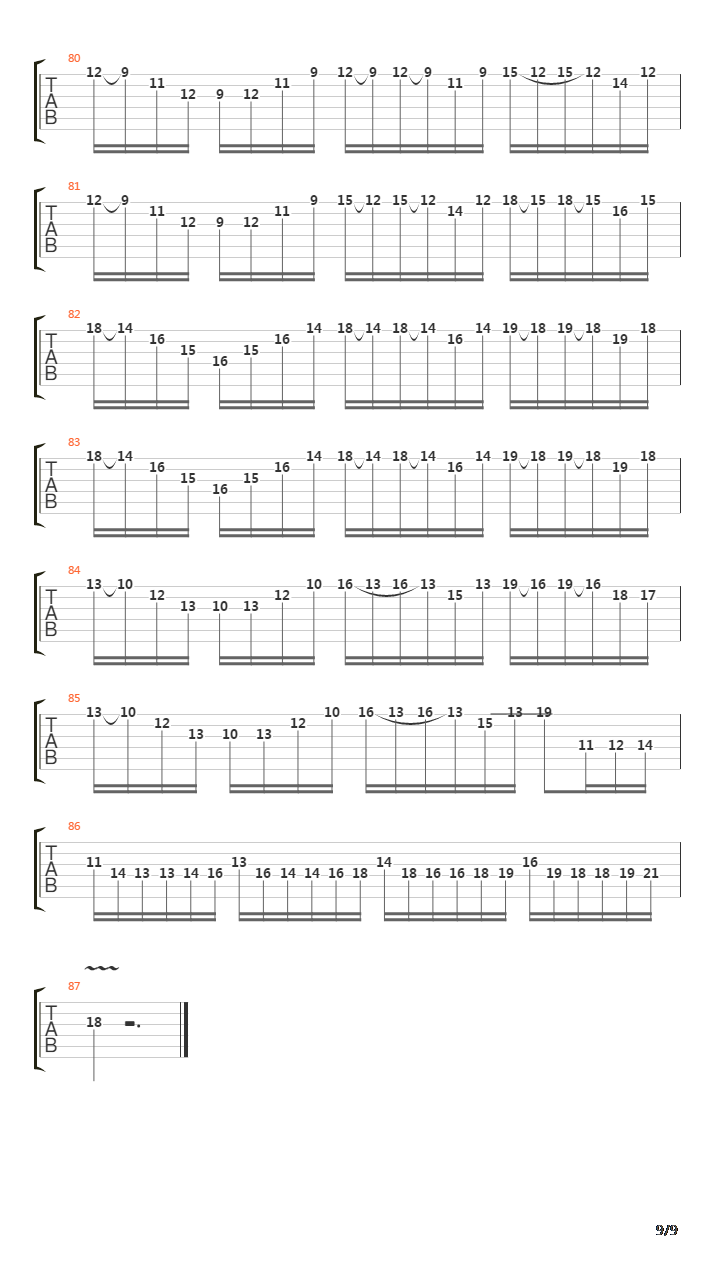 Scarified吉他谱