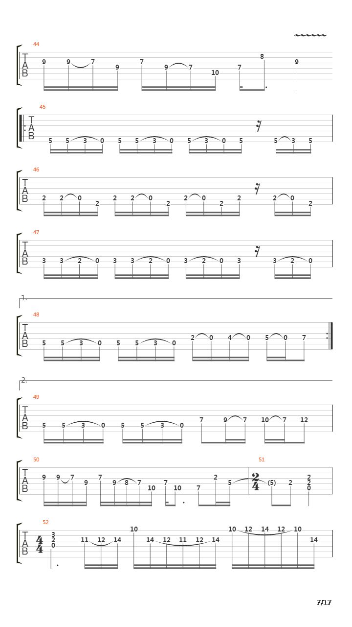 Technical Difficulties吉他谱