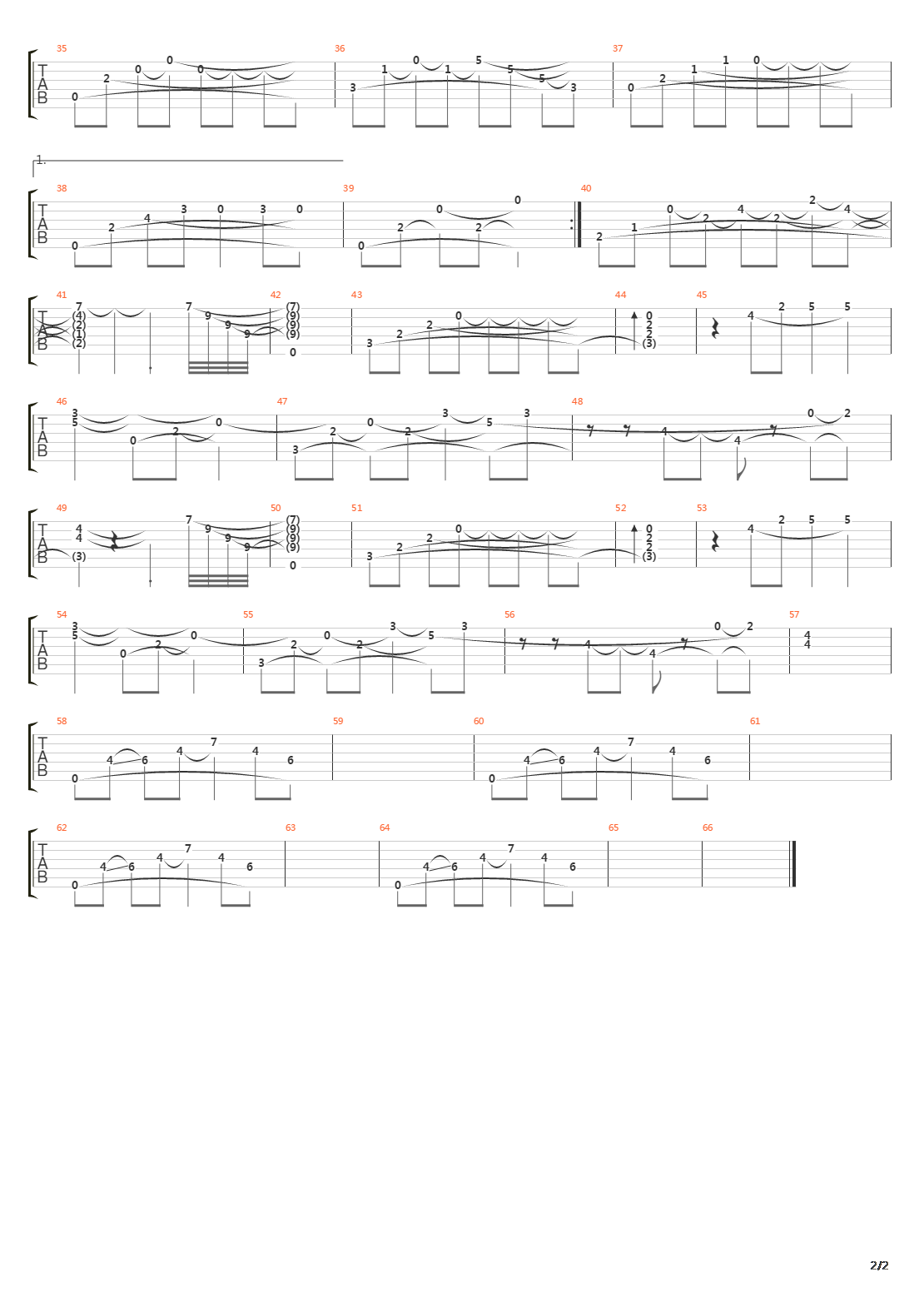 After The End吉他谱