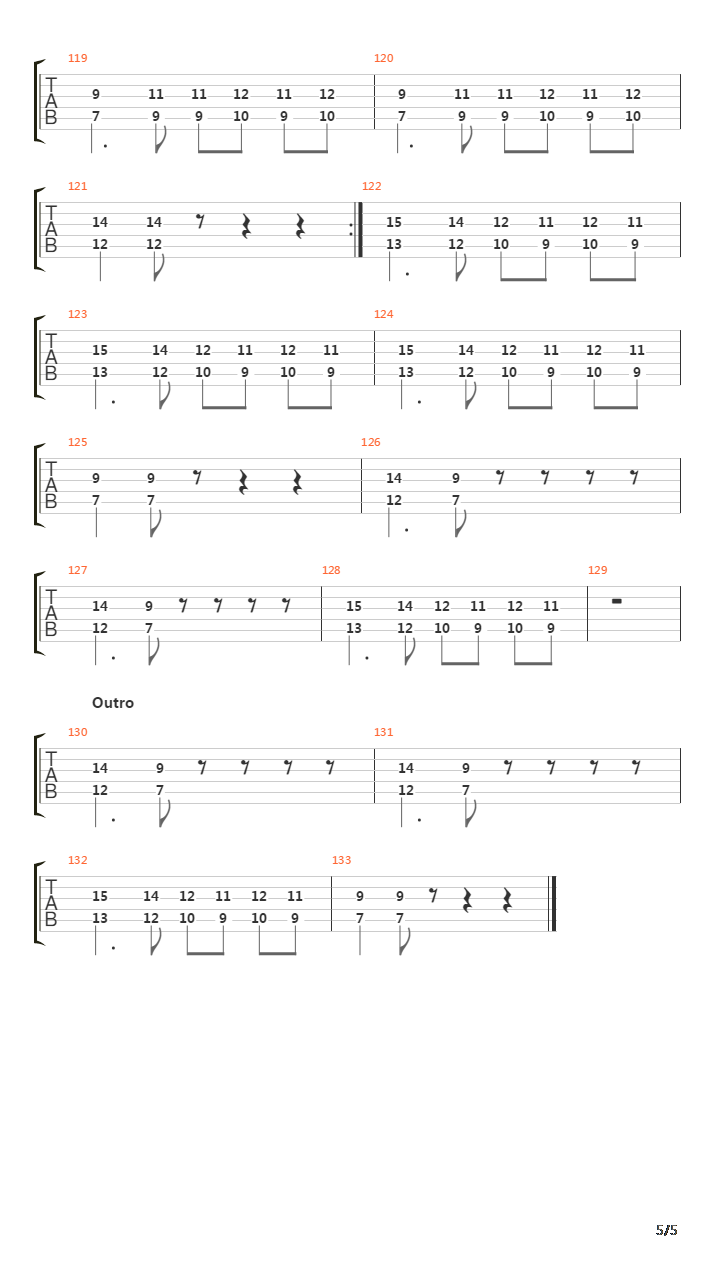 Dies Irae吉他谱