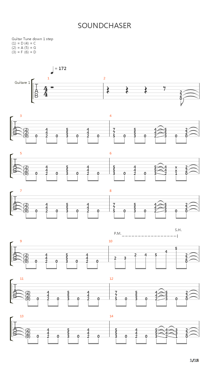 Soundchaser吉他谱