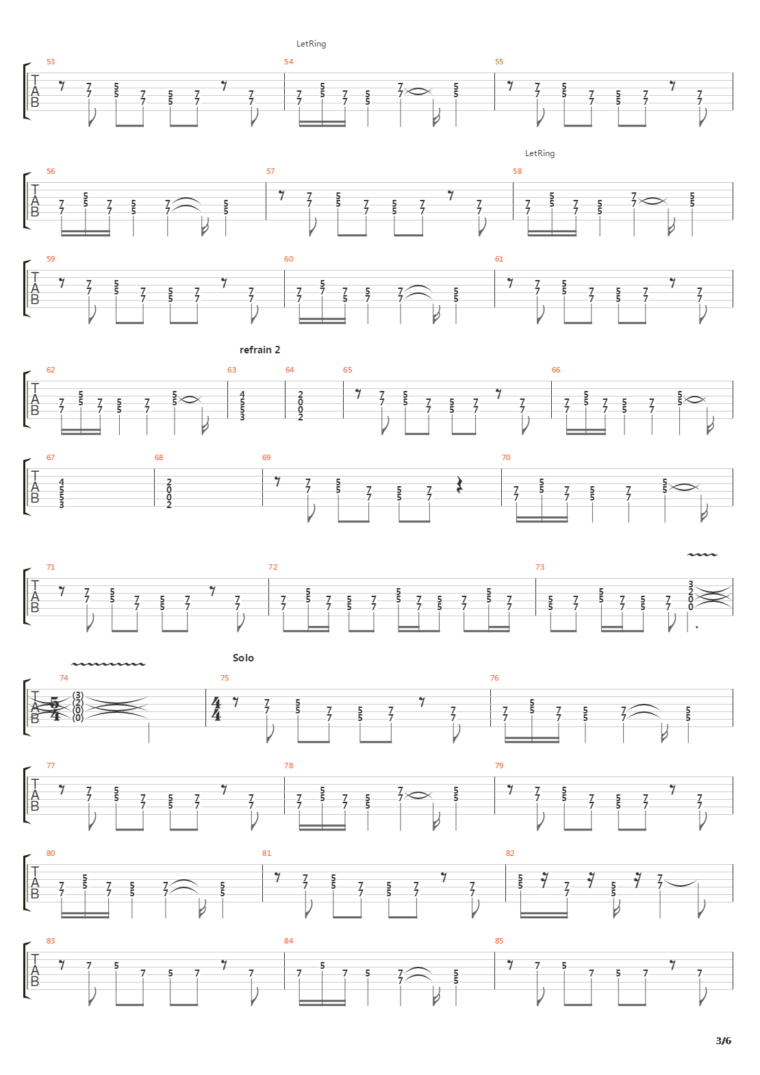 La Connection吉他谱