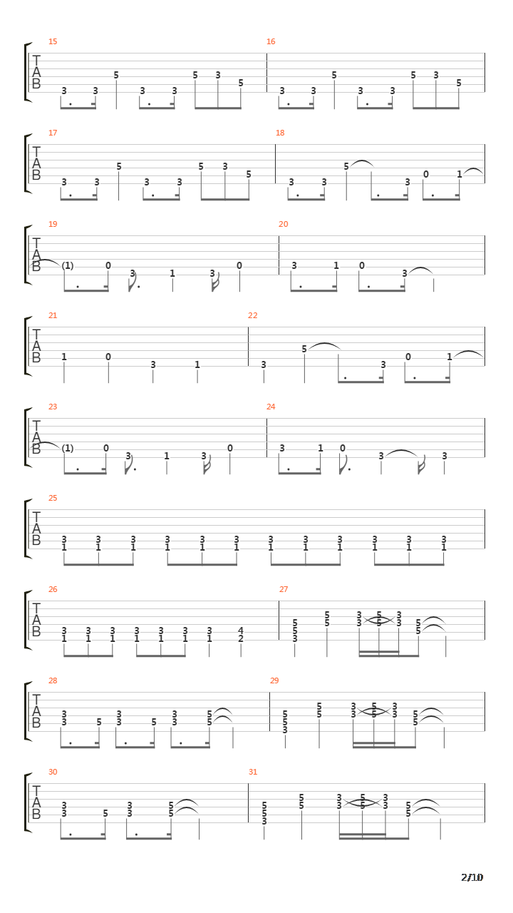 Long  Rock N Roll吉他谱