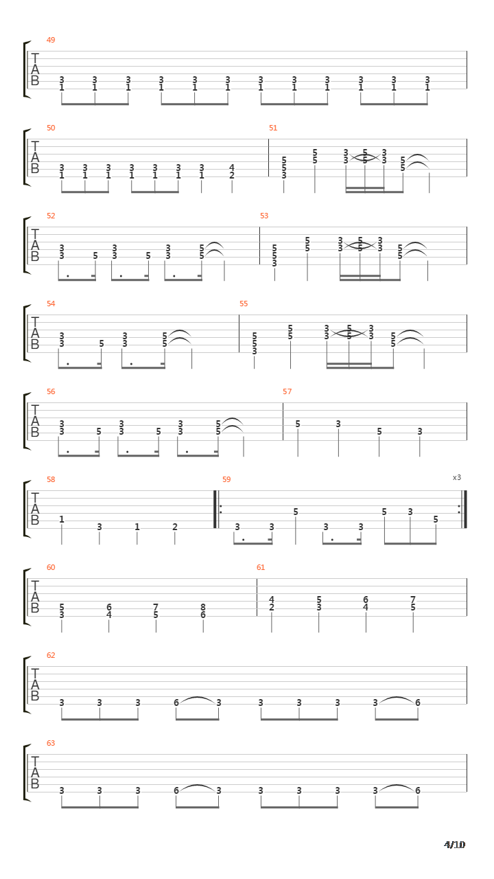 Long  Rock N Roll吉他谱