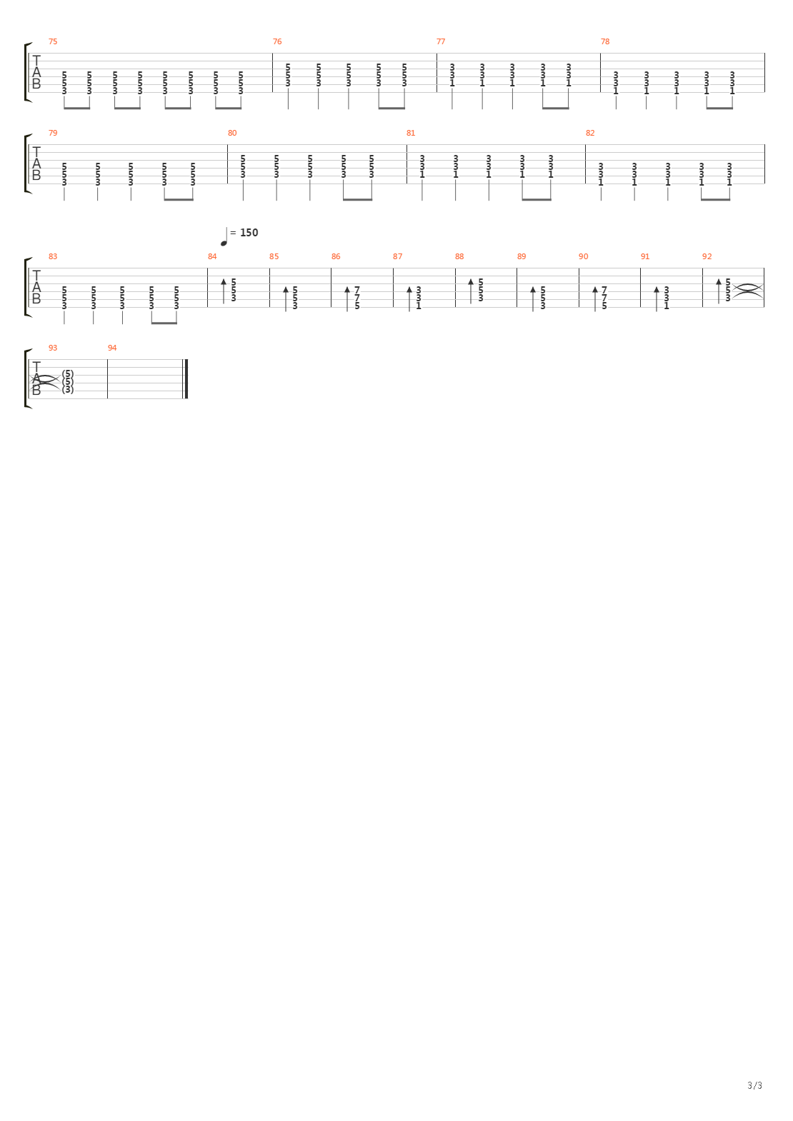 Bob吉他谱