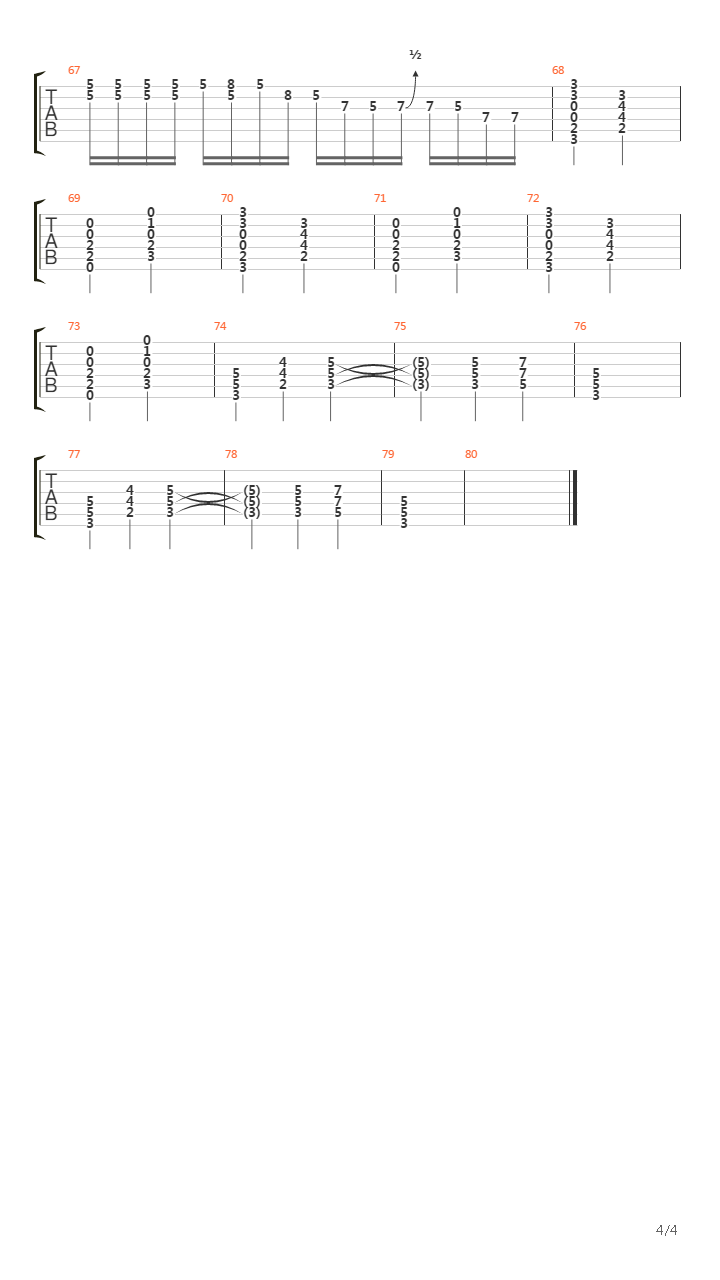 Corazon De Oro吉他谱