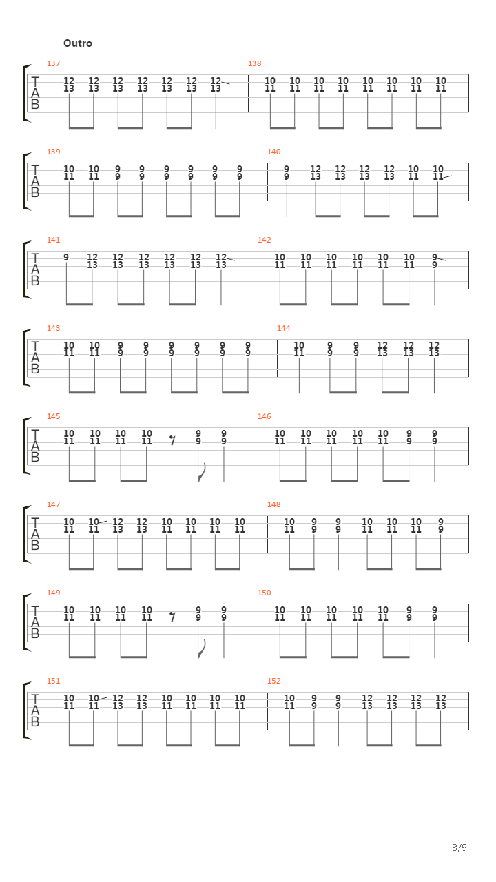 Fall Back Down吉他谱