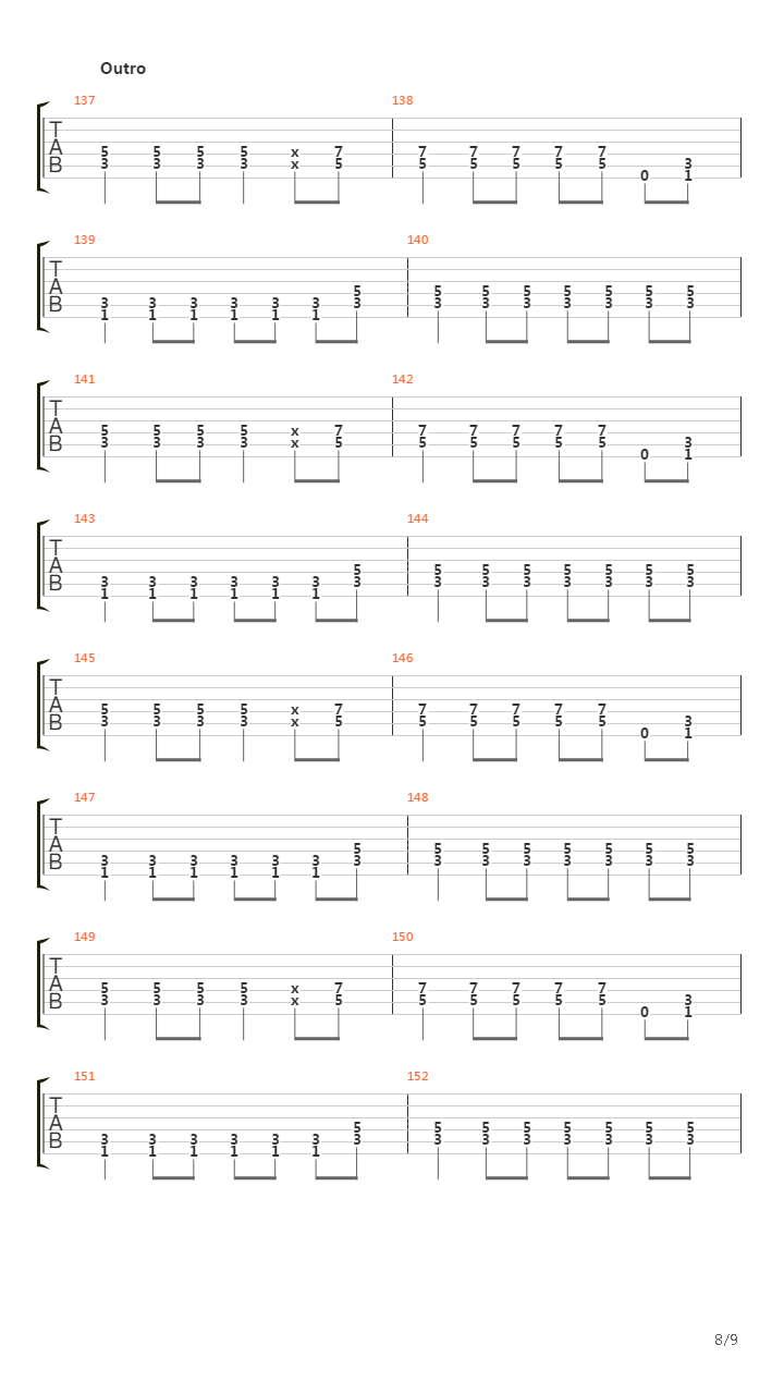 Fall Back Down吉他谱