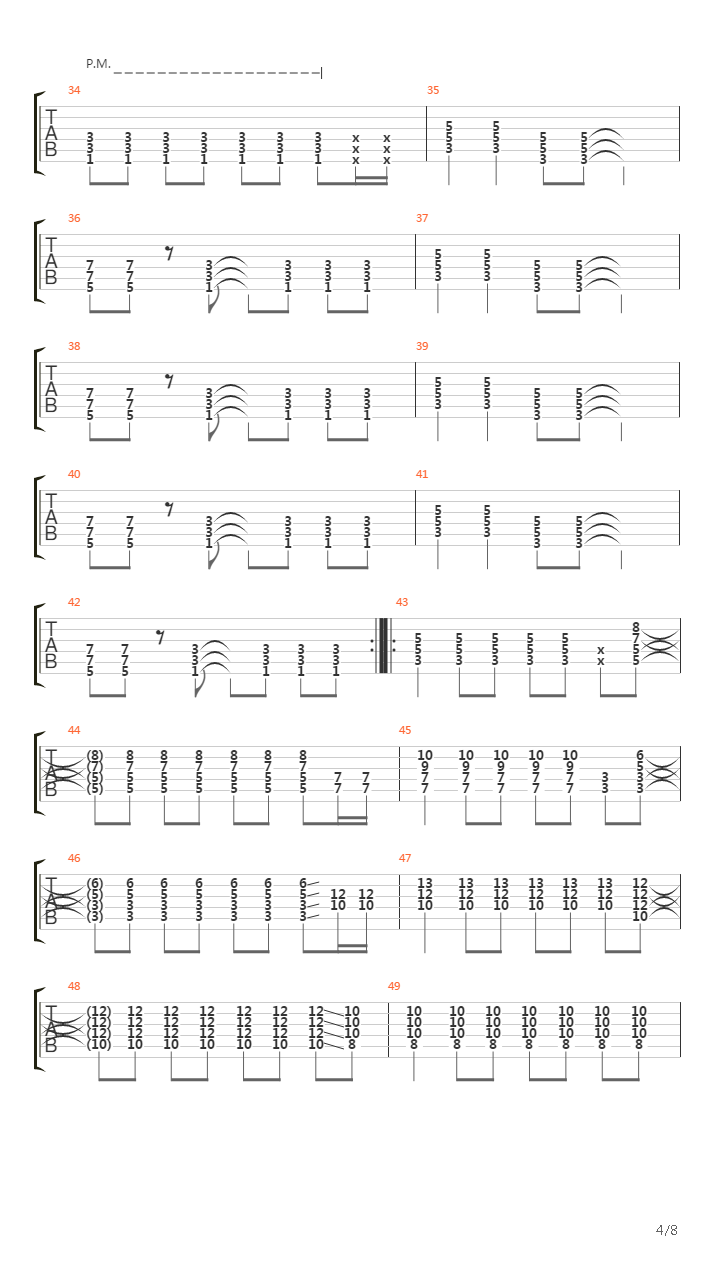 Journey To The End Of The East Bay吉他谱