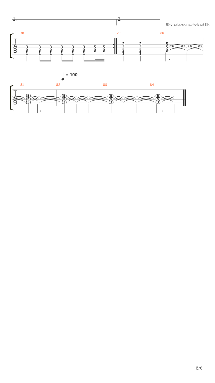 Journey To The End Of The East Bay吉他谱