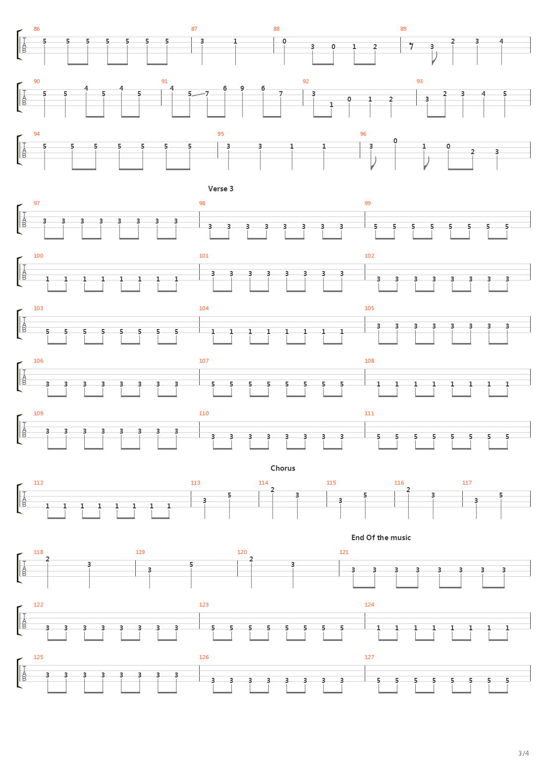 Journey To The End Of The East Bay吉他谱