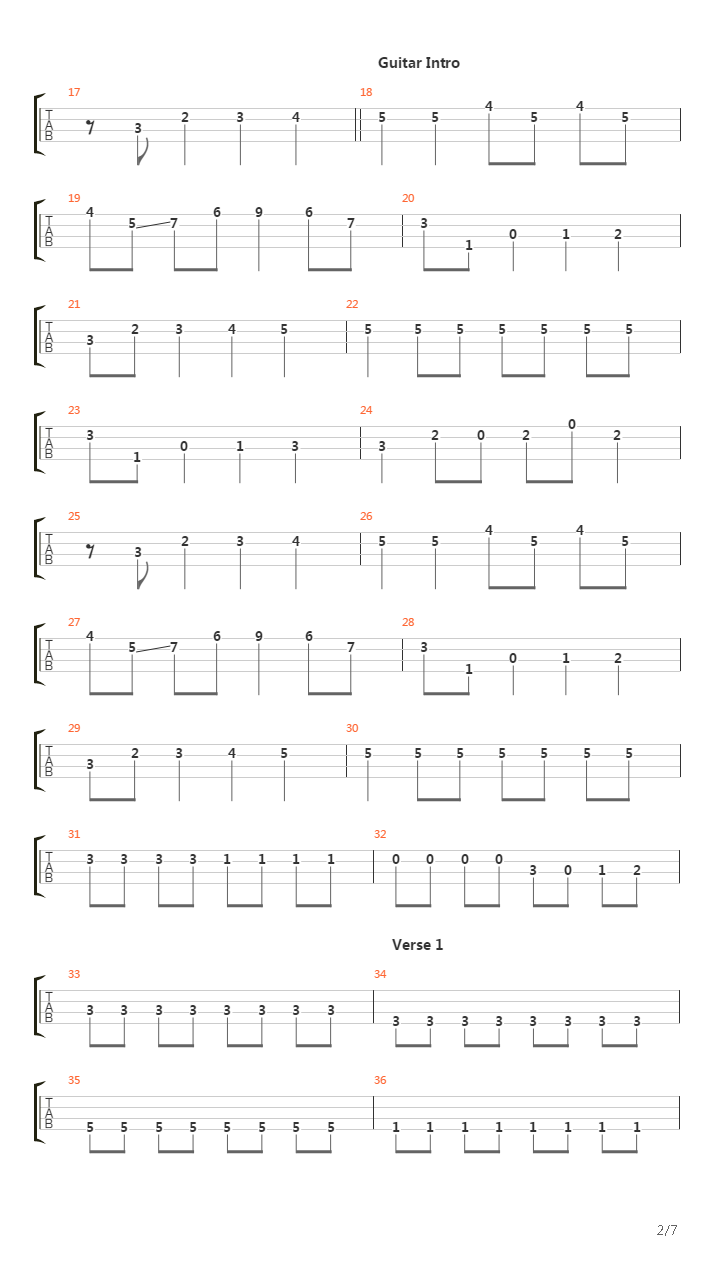 Journey To The End Of The East Bay吉他谱