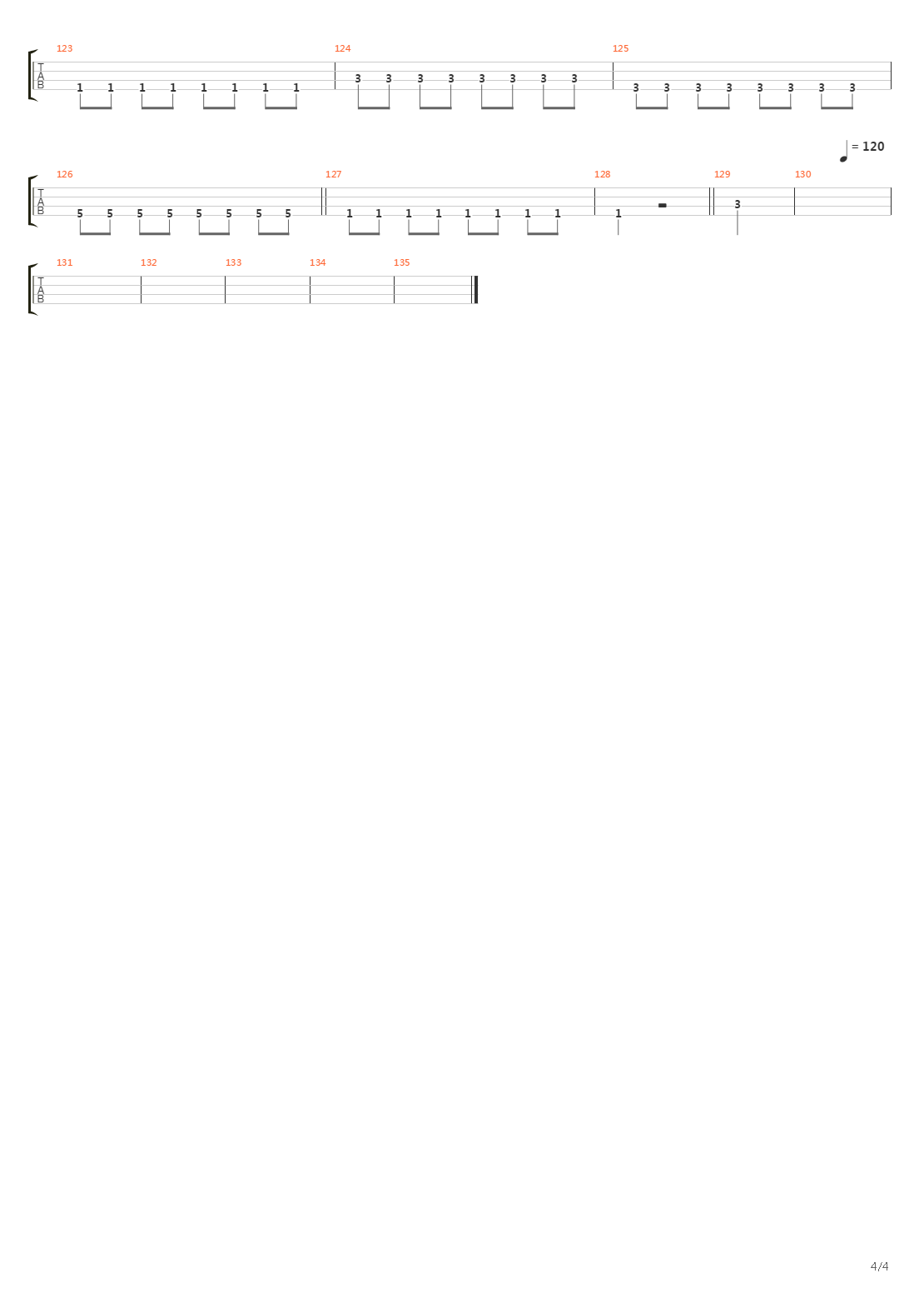 Journey To The End Of The East Bay吉他谱