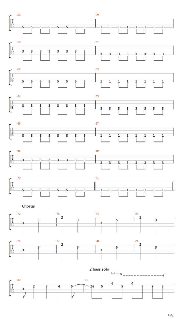 Journey To The End Of The East Bay吉他谱