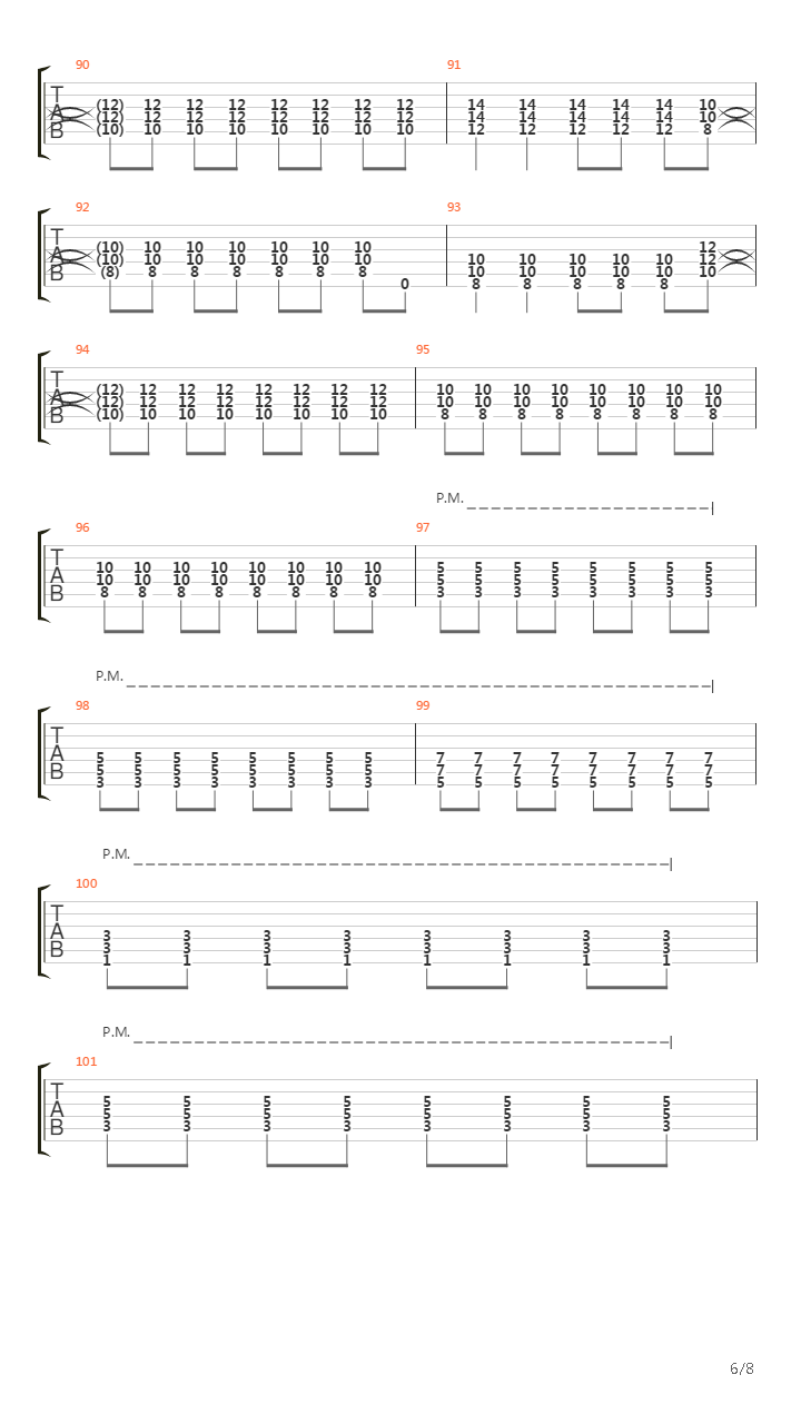 Journey To The End Of The East Bay吉他谱