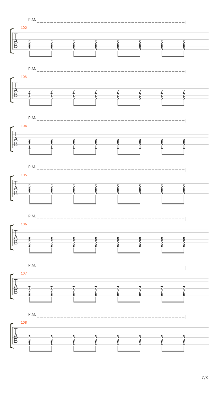 Journey To The End Of The East Bay吉他谱