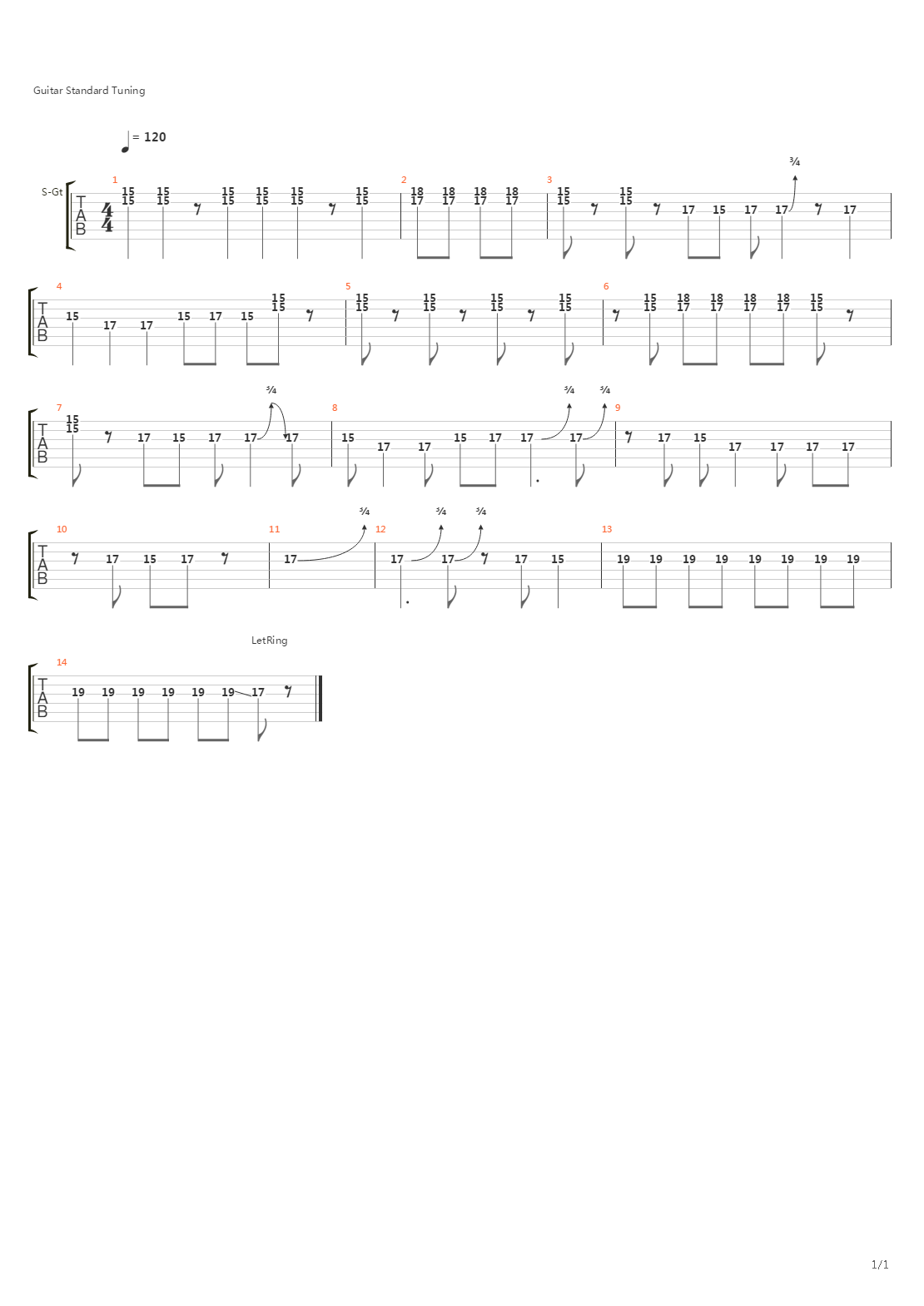 Olympia Wa吉他谱