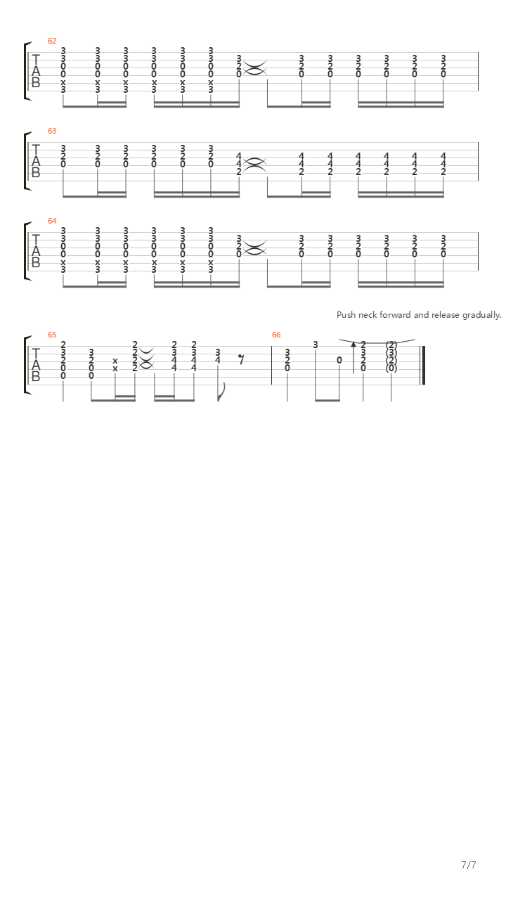 Radio吉他谱