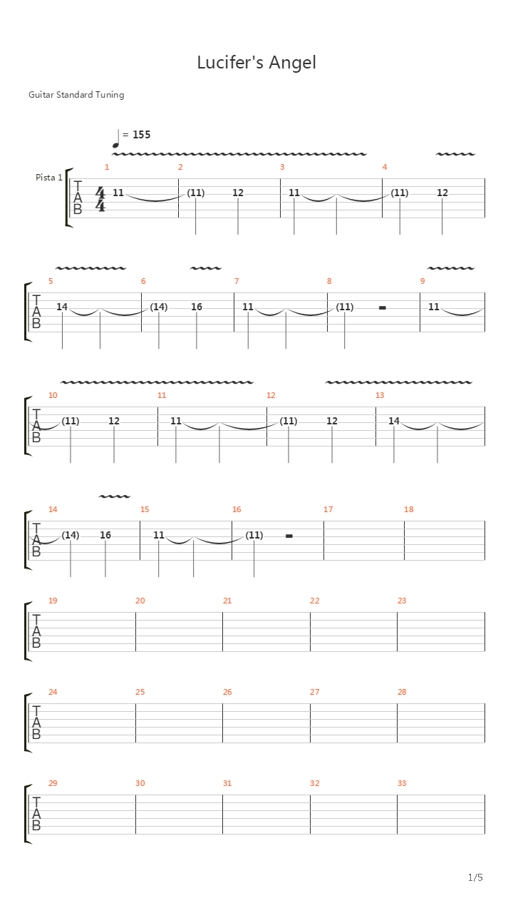 Lucifers Angel吉他谱