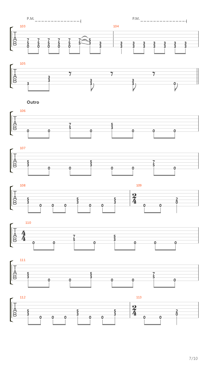 Lack Of Communication吉他谱