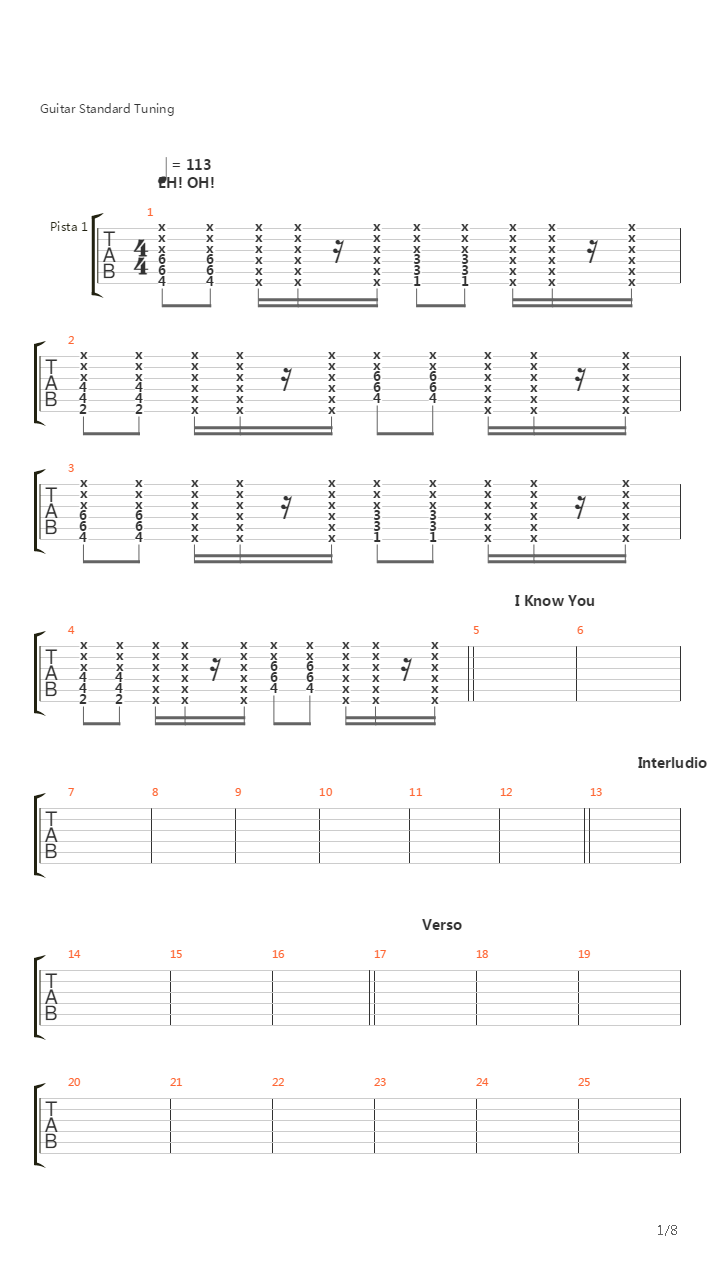 I Know You Too Well To Like You Anymore吉他谱