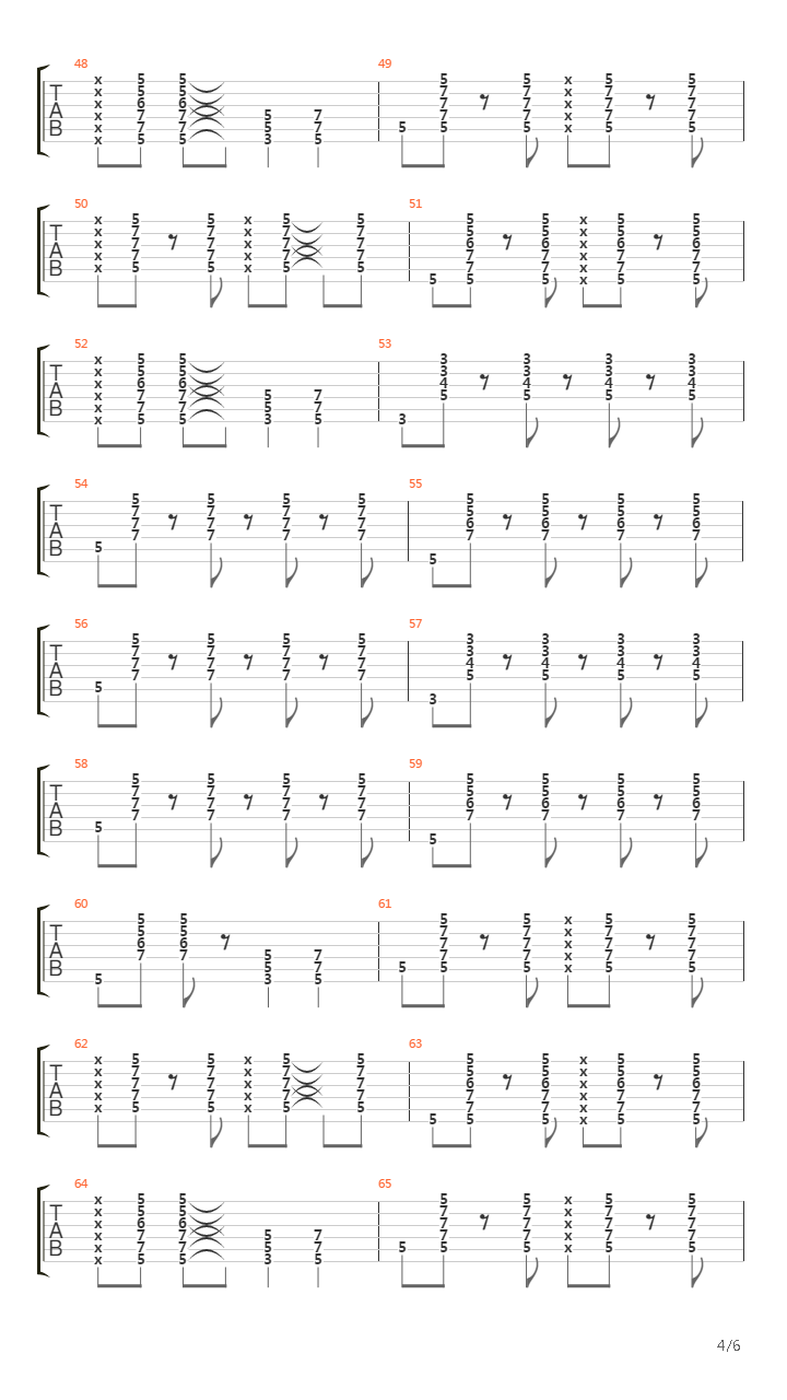 Way Back吉他谱