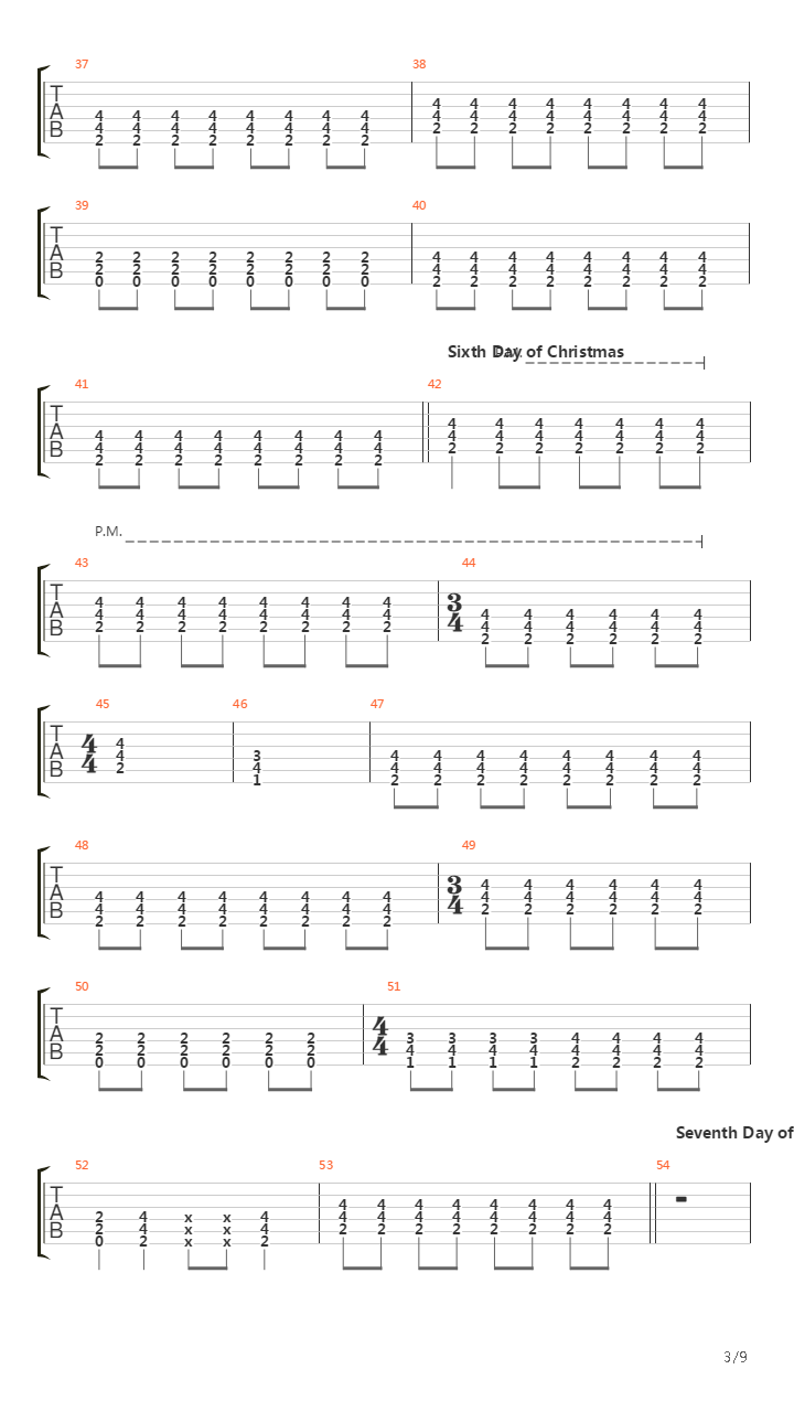 12 Days Of Christmas吉他谱