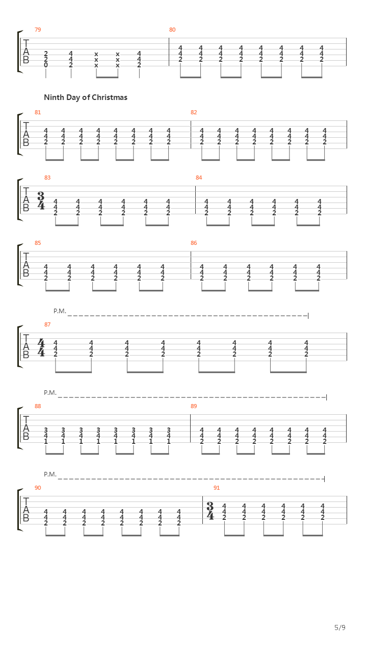 12 Days Of Christmas吉他谱