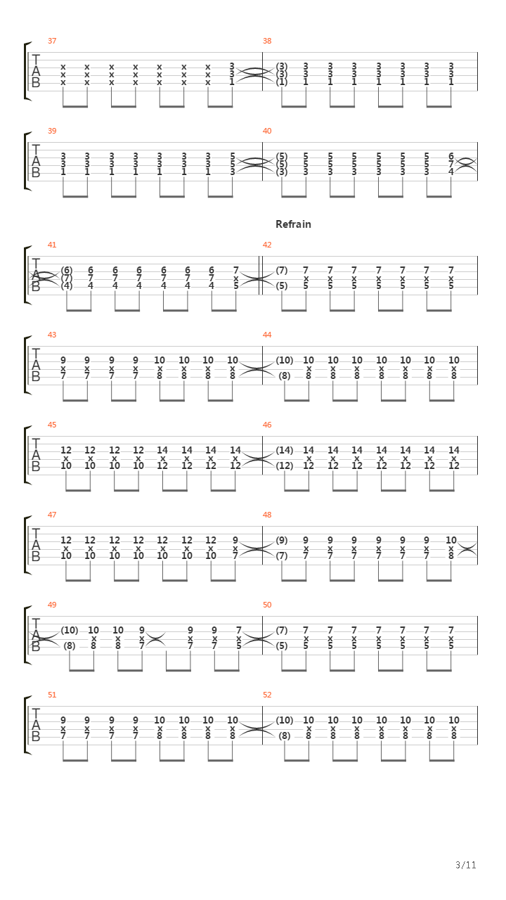 Devastation And Reform吉他谱