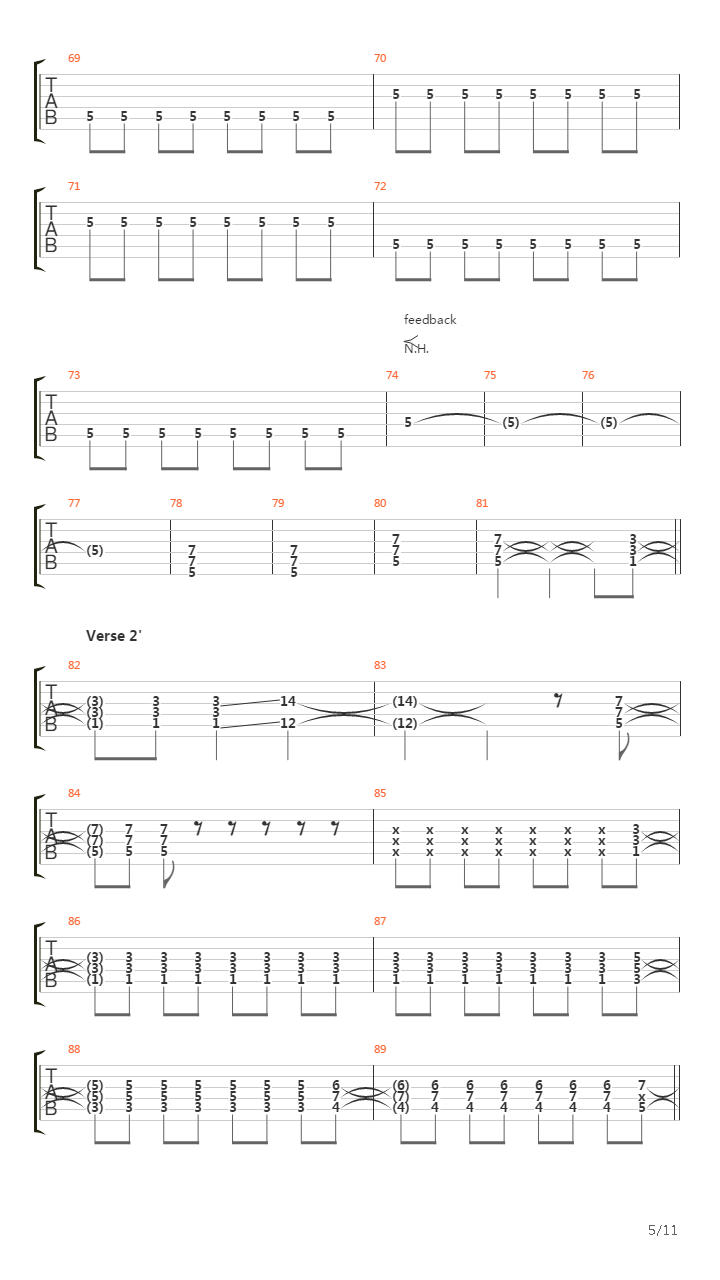 Devastation And Reform吉他谱