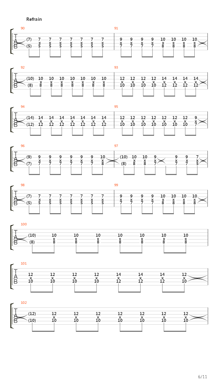 Devastation And Reform吉他谱