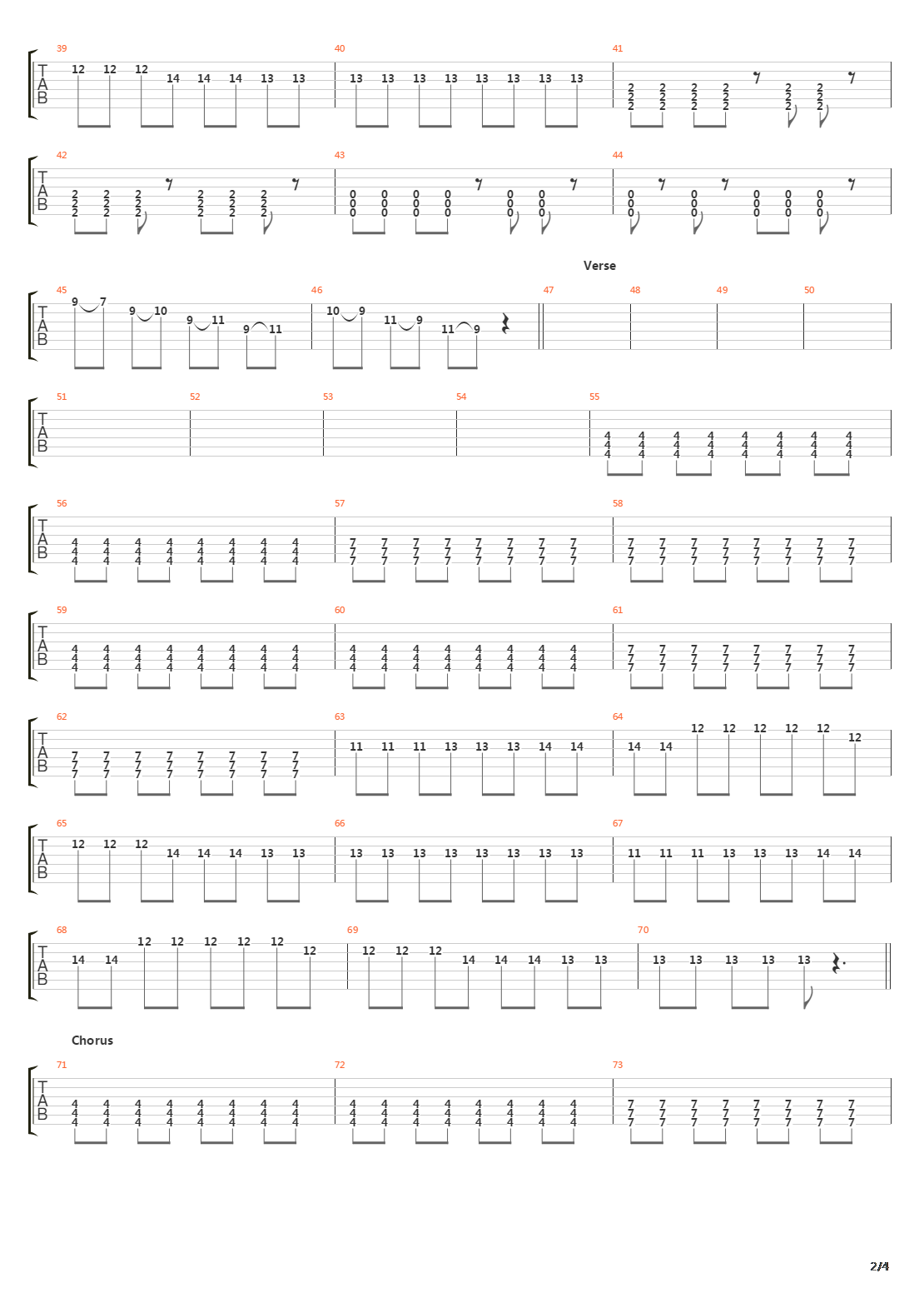 Pages吉他谱