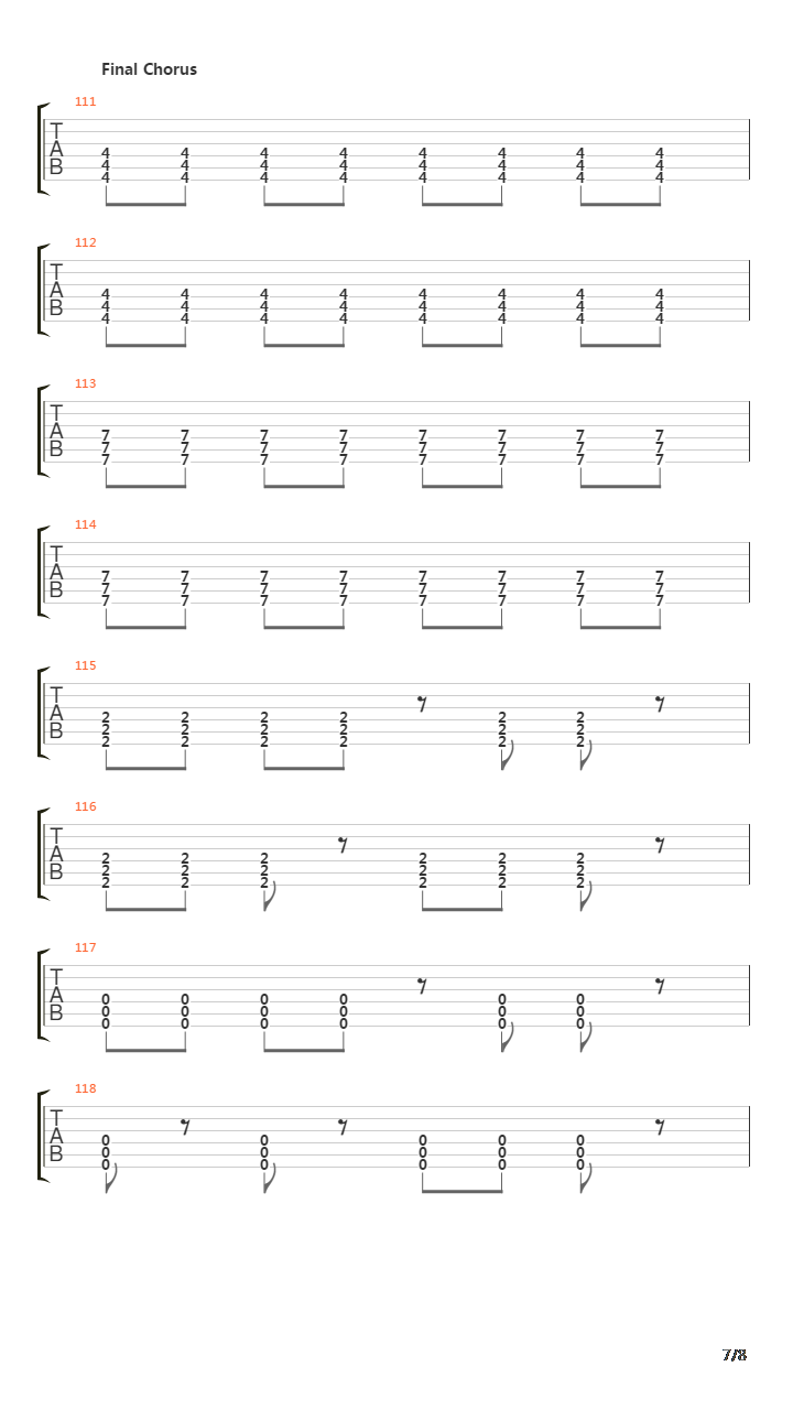 Pages吉他谱