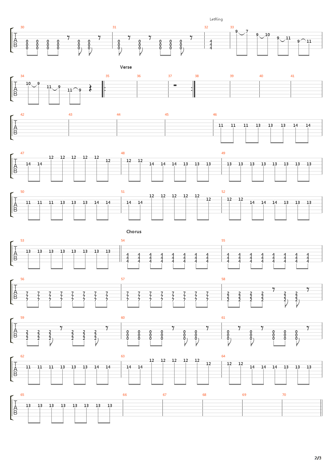 Pages吉他谱