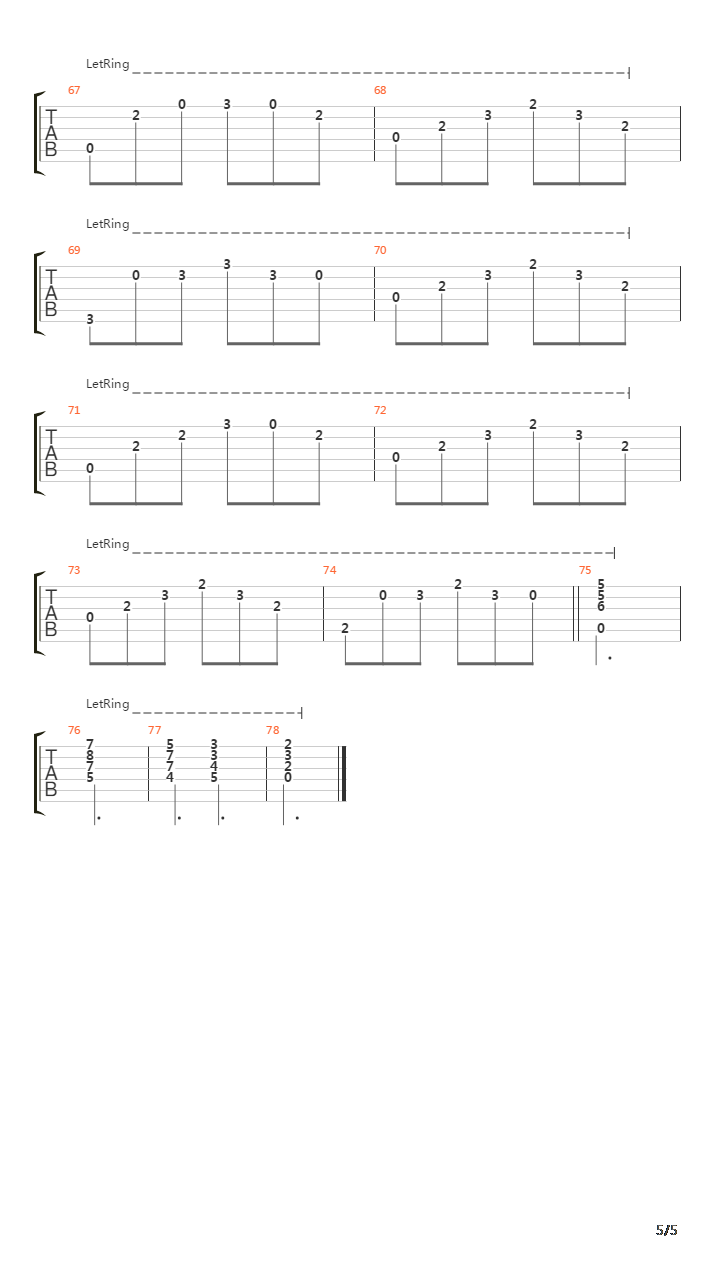 En Cloque吉他谱