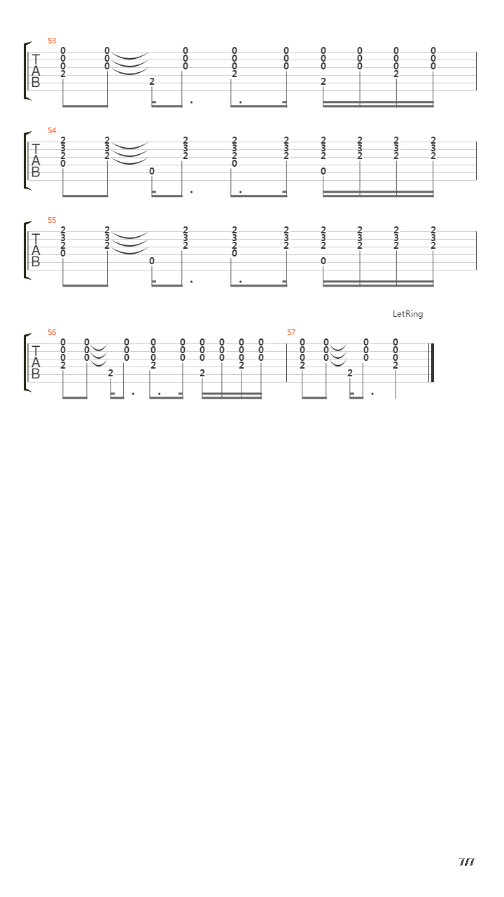 Hexagone吉他谱