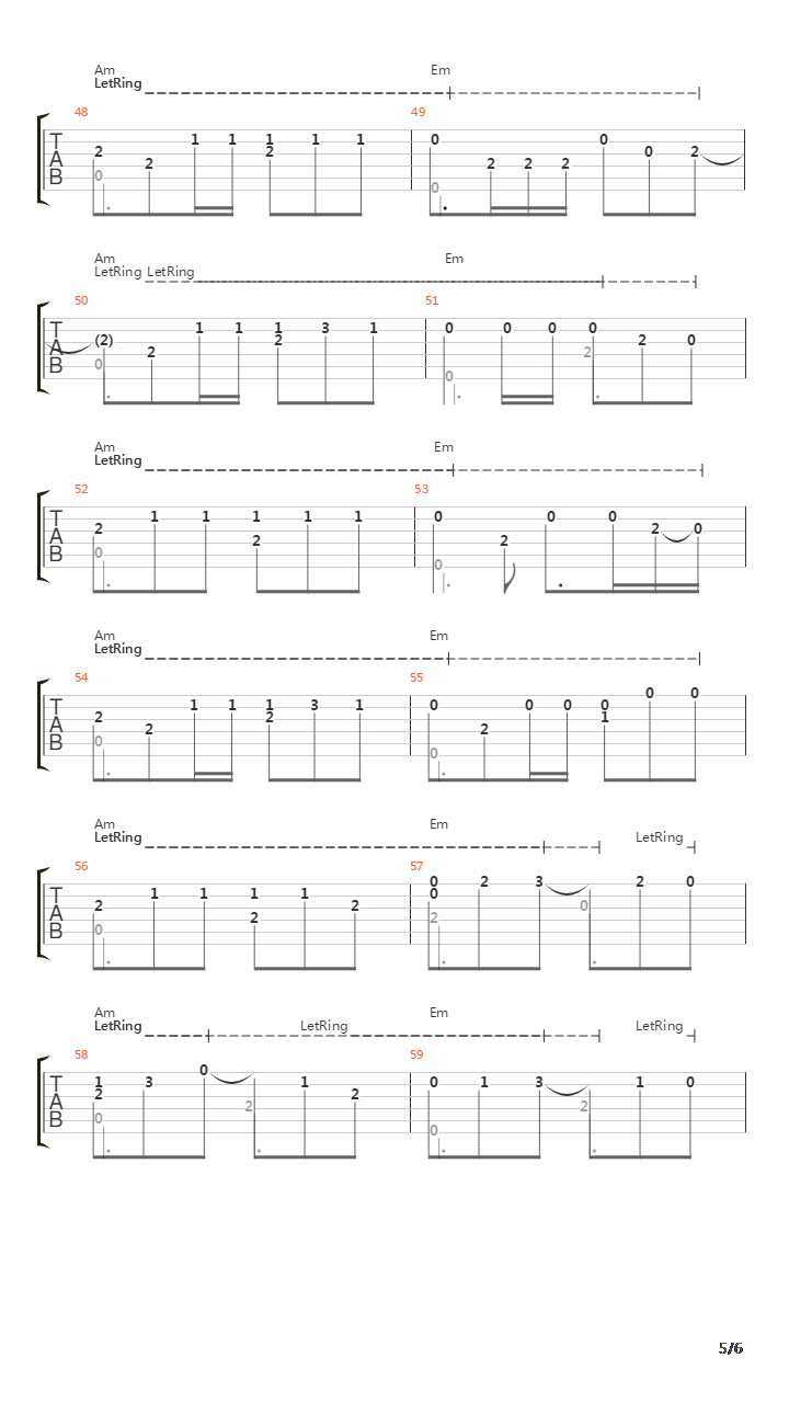 Manu吉他谱