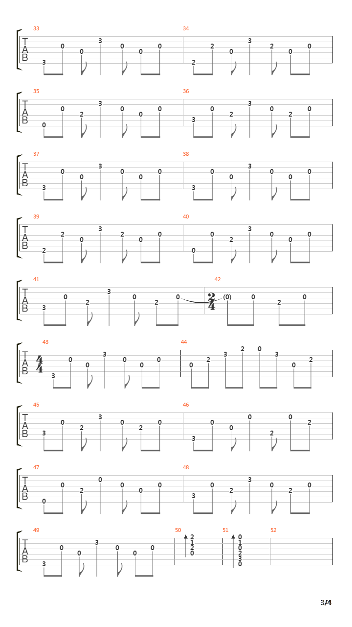 Desnuda吉他谱